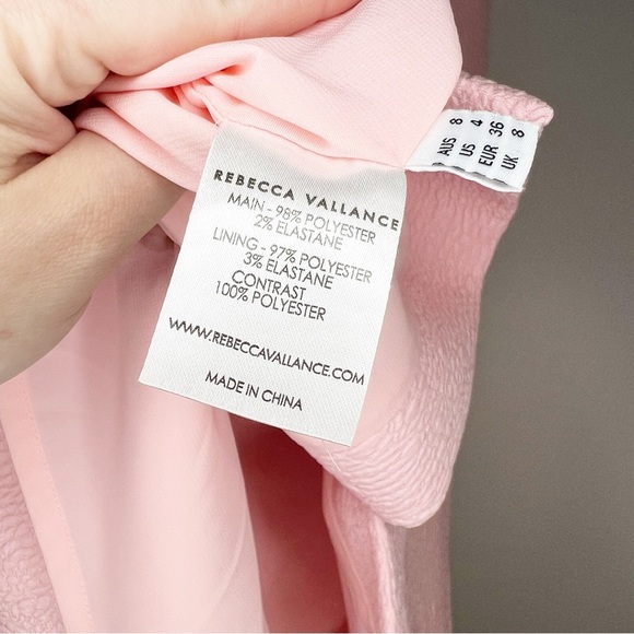 Rebecca Vallance Monique V-Wired Textured Bow Midi Dress NWT Size 4 US / 8 AUS - Picture 9 of 12